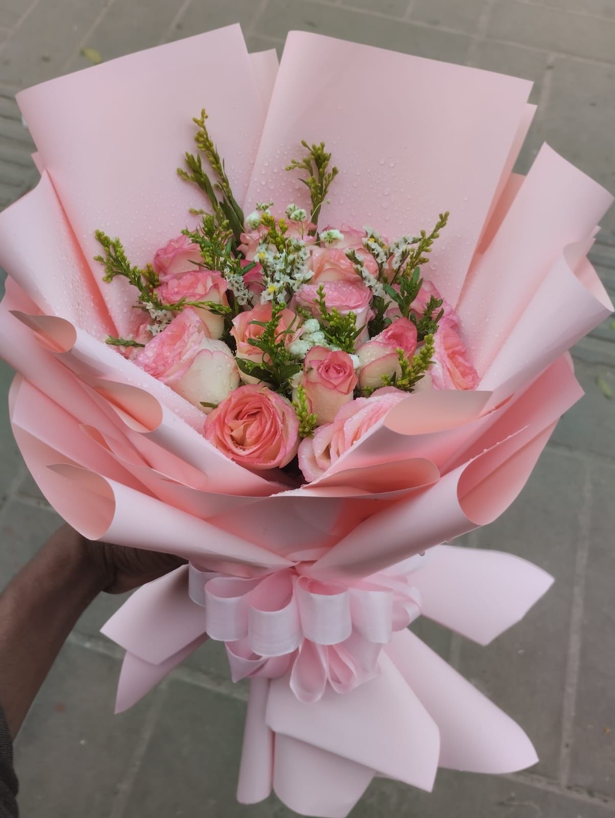 Pink White Flower Bouquet