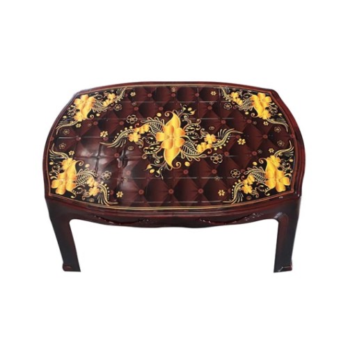 Multipurpose Center Table (Half Moon) Print - RW