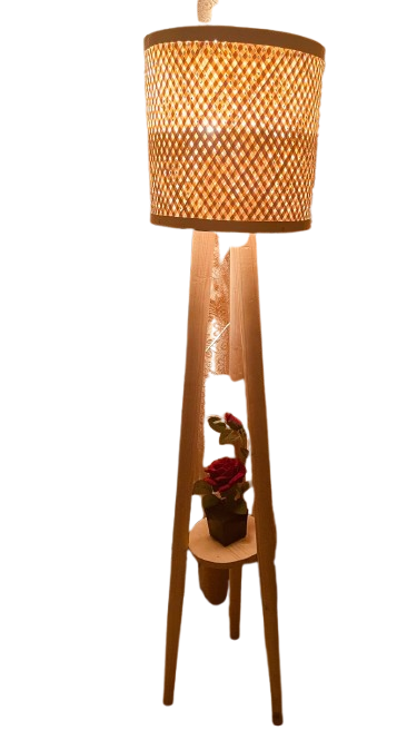 Ocean Floor bamboo Lamp