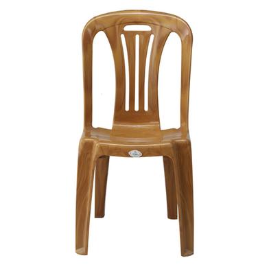 RFL Plastic Chair W/O Arm (Stick) - Sandal Wood