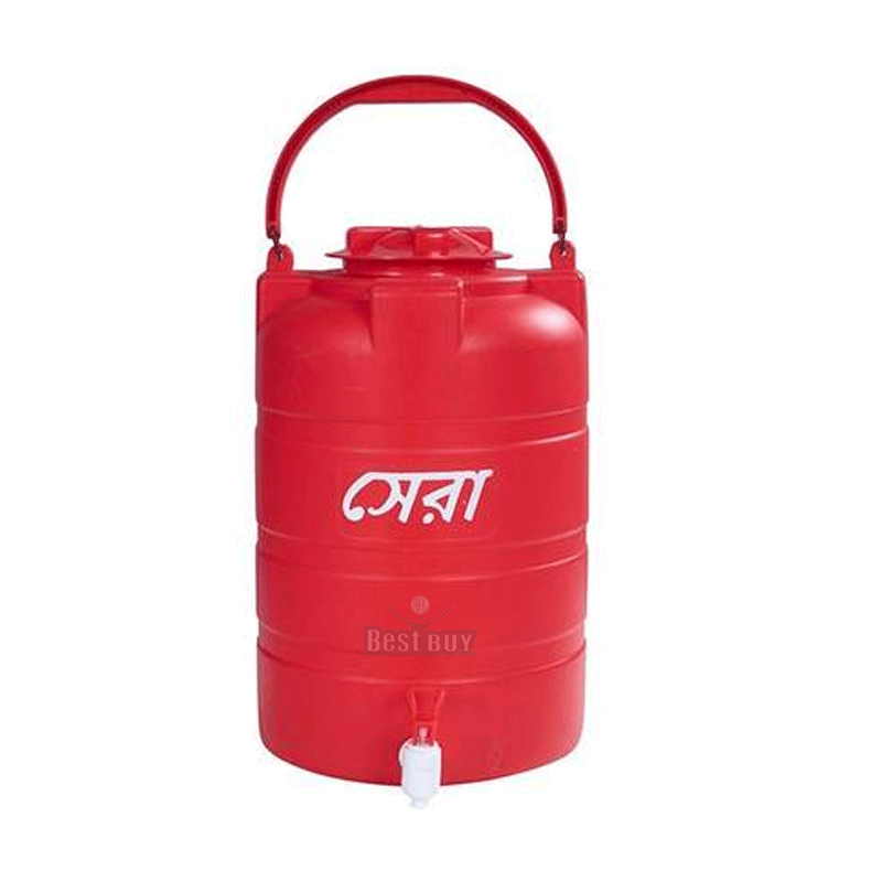 Sera 20L BLOW Tank with TAP-Red.