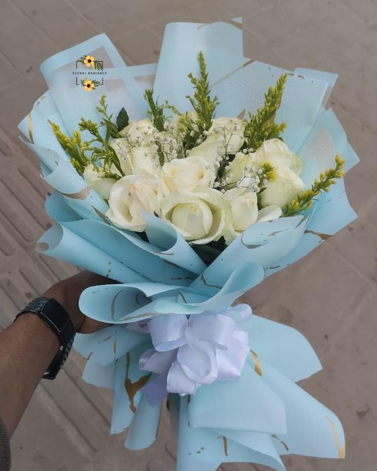 White Rose Bouquet