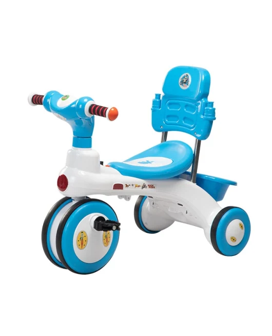 Rock Rider With Backrest 3Y - Blue