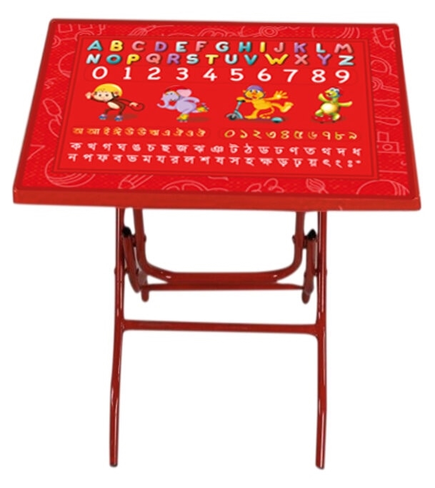 Baby Reading Table St/Leg ABC (Joy) Red