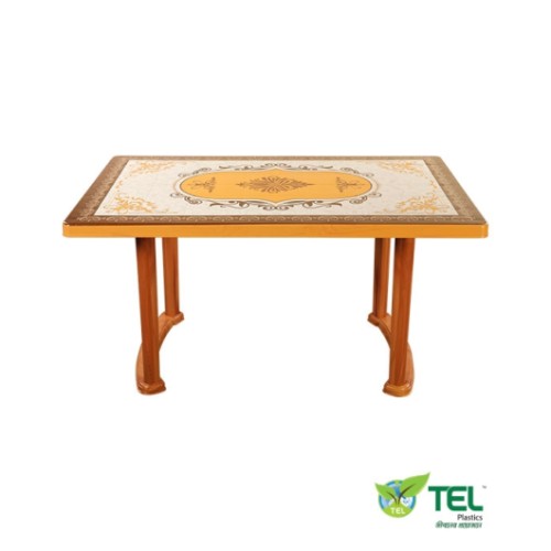 6 Seated Square Table-Print S/W Diamond (P/L)-TEL